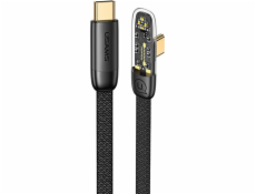 Usams USB-C – USB-C kábel USB 1,2 m čierny (USA895)