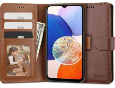 Peňaženka Tech-ProtectWallet Samsung Galaxy A14 5G hnedé púzdro