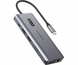 Choetech USB HUB adaptér 12v1 Choetech HUB-M26 USB-C na U...