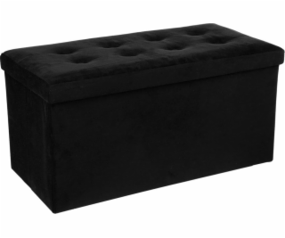 Atmosphera Prešívaná taška Adaline Black 76x38 cm