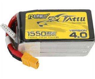 Batéria Tattu Tattu R-Line 4.0 1550mAh 22.2V 130C 6S1P XT60