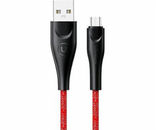 Usams USB-A - microUSB USB kábel 2 m červený (6958444983578)