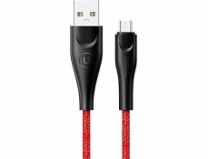 Usams USB-A - microUSB USB kábel 2 m červený (6958444983578)