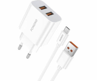 Nabíjačka Foneng Foneng EU45 Micro dual USB nabíjačka