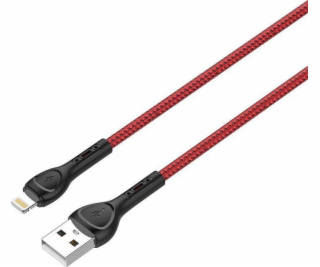 LDNIO USB-A - Lightning kábel 2 m červený (LS482 lightning)