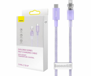 Baseus USB-C – Lightning USB kábel 2 m fialový (CATS010305)