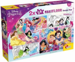 Lisciani LISCIANI DISNEY PUZZLE MAXIFLOOR 2 X 24 PRINCESS