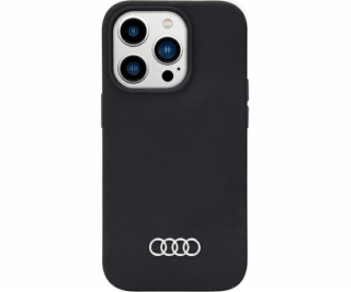 Silikónový obal Audi Audi iPhone 14 Pro 6,1" čierny/čiern...