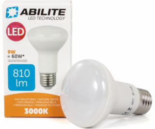 Abilite LED žiarovka E27, R63", 9W