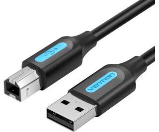 Vention USB-A - USB-B kábel 2 m čierny (COQBH)