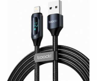 Toocki USB-A – Lightning kábel 1 m čierny (TXCL-XY01)