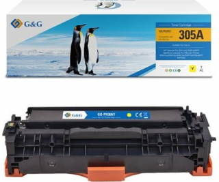 G&G toner G&G kompatibilný toner s CE412A, žltý, 2600s, N...