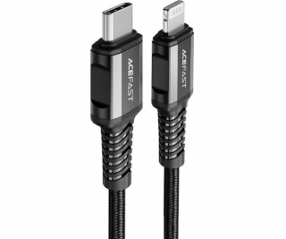 Acefast USB-C – Lightning kábel 1,2 m čierny (6974316280484)