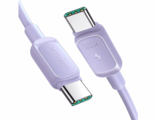 Joyroom USB-C – USB-C kábel USB-C 1,2 m fialový (JYR757)