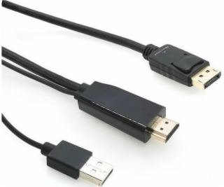 Kábel prevodníka MicroConnect HDMI na DisplayPort