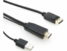 Kábel prevodníka MicroConnect HDMI na DisplayPort