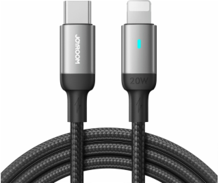 Joyroom USB-C – Lightning kábel 1,2 m čierny (JYR650)