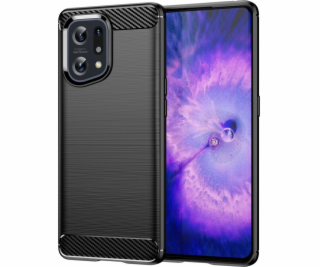 Hurtel CARBON CASE FLEXIBILNÉ PÚZDRO PRE OPPO FIND X5 ČIERNE