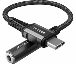 Acefast C1-07 čierny USB adaptér USB-C - Jack 3,5 mm čier...