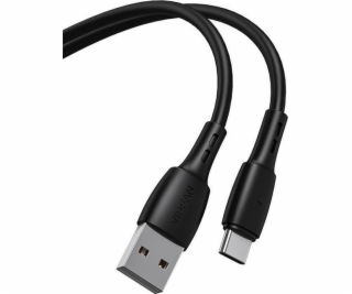 Vipfan USB-A - USB-C USB kábel 2 m čierny (X05TC-2m-čierny)