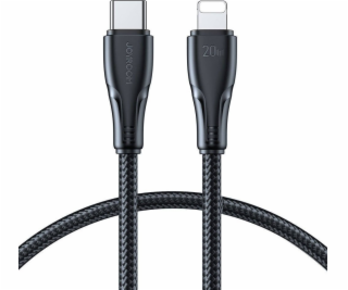 Joyroom USB-C – Lightning kábel 0,25 m čierny (JYR696)