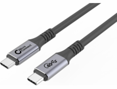 MicroConnect USB kábel USB-C – USB-C 0,5 m čierny (USB4CC05)