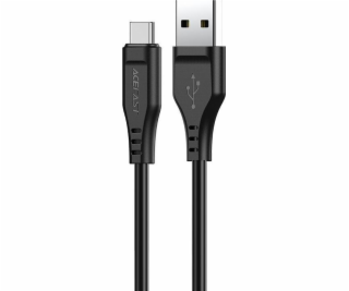 Acefast USB-A – USB-C kábel USB 1,2 m čierny (6974316280866)