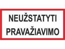 Samolepka průchod 170x100mm