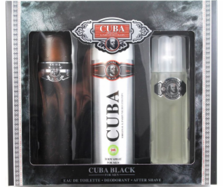 Cuba Black Set pre mužov EDT 100ml + 100ml voda po holení...