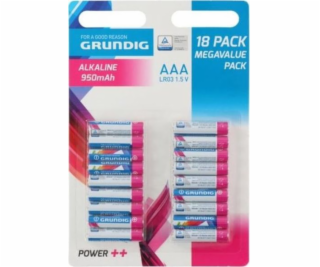 Grundig Batéria AAA / R03 950mAh 18 ks.