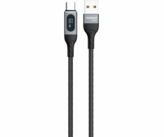 Dudao USB-A - USB-C USB kábel 1 m čierny (6973687243678)