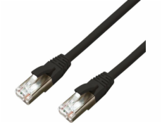 MicroConnect CAT6A S/FTP 3m Black LSZH