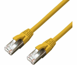 MicroConnect CAT6A S/FTP 0,25m Žltá LSZH