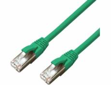 MicroConnect CAT6A S/FTP 0,5m Zelená LSZH