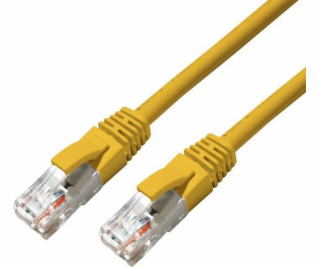 MicroConnect CAT6A UTP 0,5m Žltá LSZH