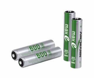 1x4 Ansmann NiMH Accu Micro AAA Typ.600 min.550 mAh   131...