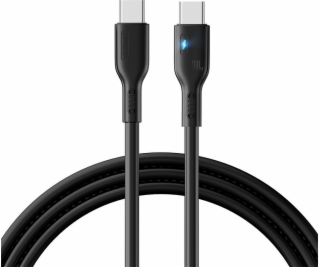 Joyroom USB-C – USB-C kábel USB 2 m čierny (JYR720)