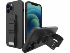 Hurtel Rope Case silikónové púzdro s kabelkou Lanyard Strap pre Samsung Galaxy A13 5G Black