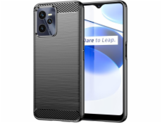 Hurtel Carbon Case pre Realme C35 flexibilné silikónové karbónové púzdro čierne