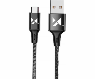 Wozinsky USB-A - USB-C USB kábel 1 m čierny (5907769301162)