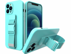 Hurtel Rope case gélové puzdro s retiazkou na kabelku šnúrka na kabelku iPhone 11 Pre svetlo modrá