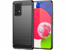 Pružný kryt Hurtel Carbon Case pre Samsung Galaxy A53 5G čierny