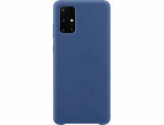 Hurtel Silicone Case pružný silikónový obal pre Samsung Galaxy A72 4G tmavomodrý