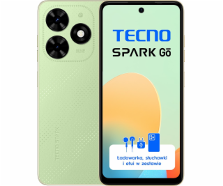 Smartphone Tecno Spark Go 2024 4/128 GB zelený (BG6_128+4...