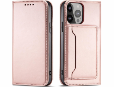 Hurtel Magnet Card Case Case pre Samsung Galaxy A23 5G Cover with Flip Wallet Stand Pink