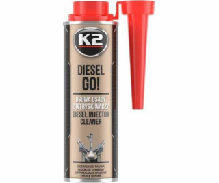 K2 DIESEL GO! Prísada na čistenie vstrekovačov, 250 ml