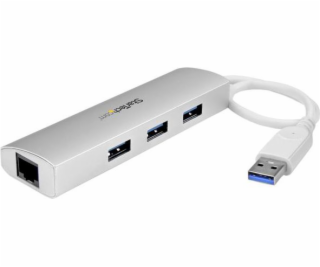 StarTech USB HUB 1x RJ-45 + 3x USB-A 3.0 (ST3300G3UA)