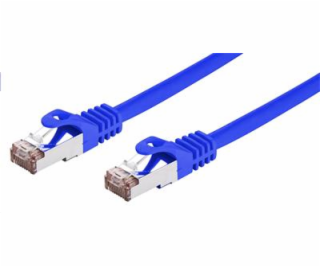 Kabel C-TECH patchcord Cat6, FTP, modrý, 0,5m