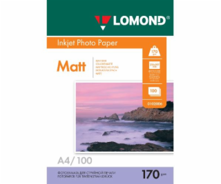 LOM - Pho Inkj Matt 170g/m2 100/A4 DS 0102006