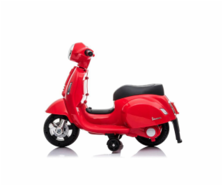 Dětská elektrická motorka Baby Mix Vespa červená